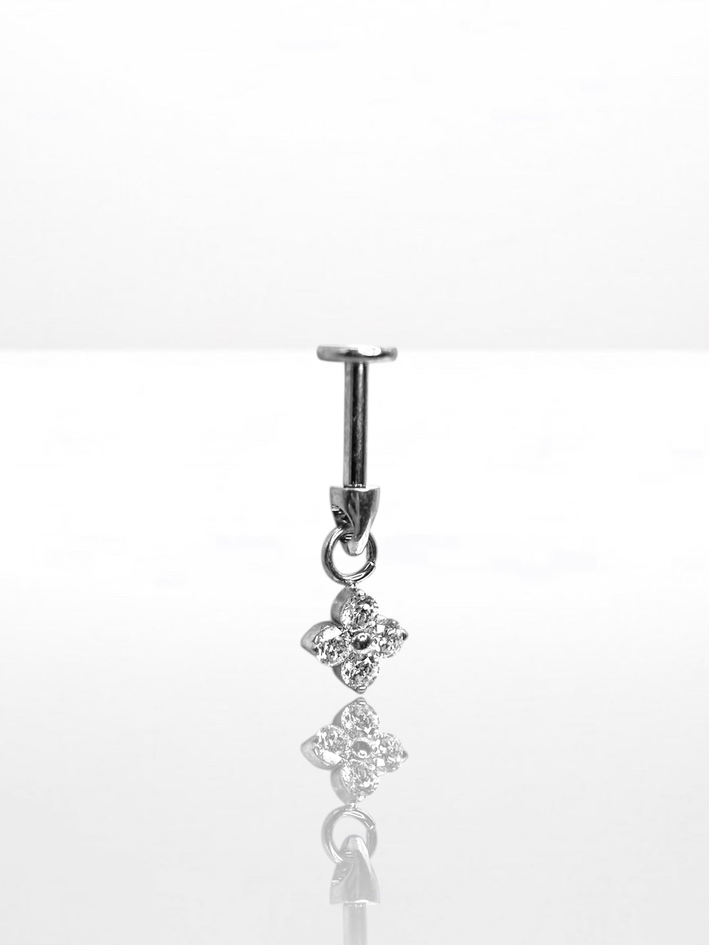 Titanium Viridia dangling labret