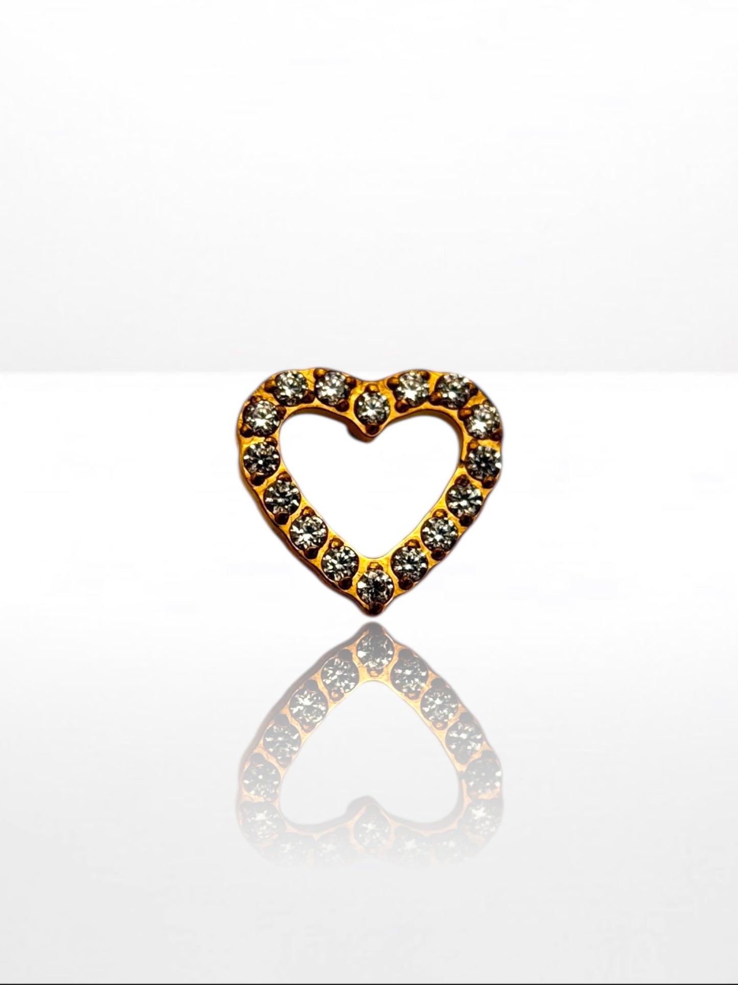 Titanium Heart Zircona Blank