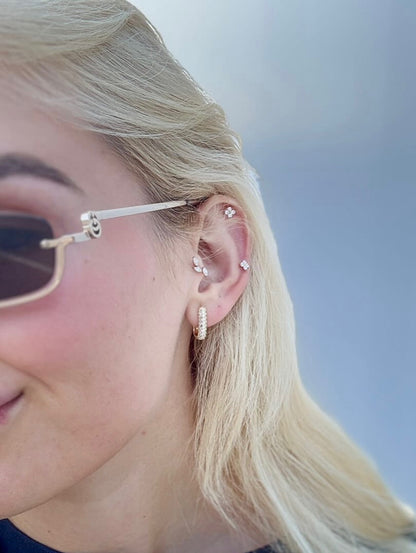 Titanium Triple Marquise