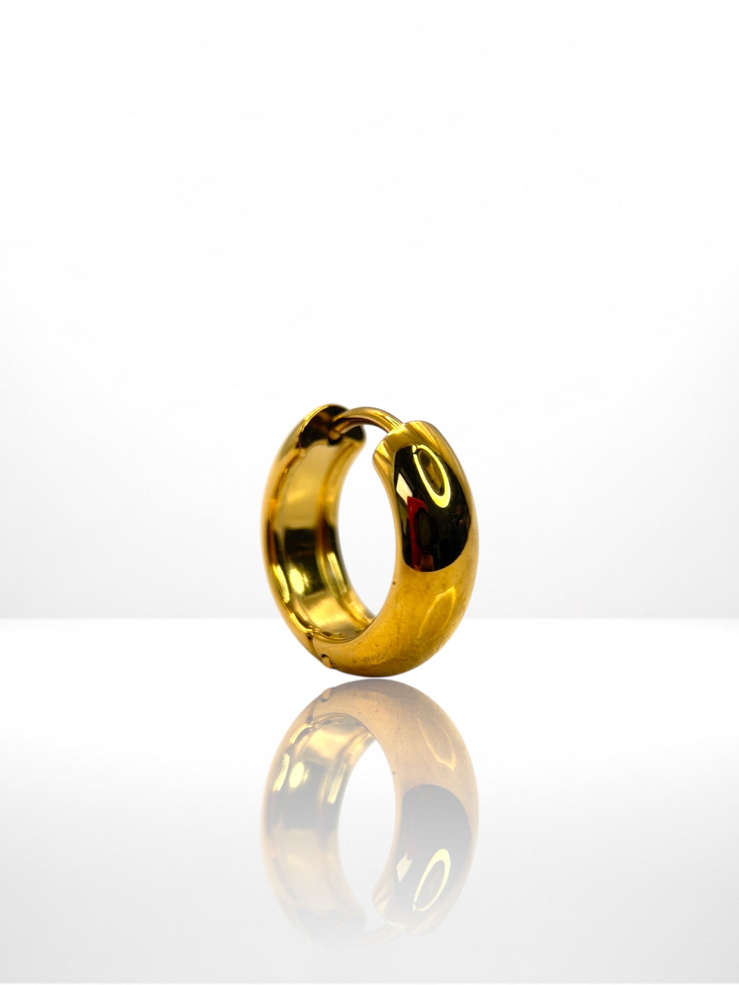 Simple Thicker Hoop náušnica