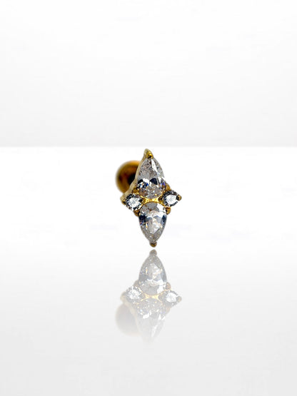 Titanium Wondtear mini labret