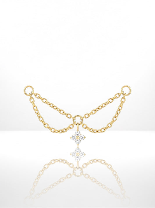 Titanium Viridia Double chain
