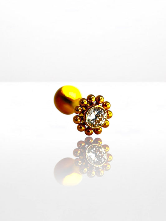 Titanium Sun Ball labret