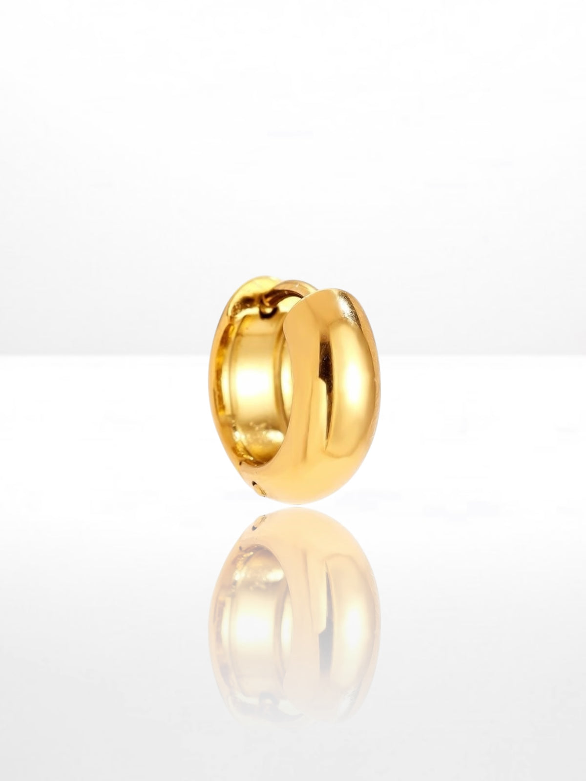 Simple Thicker Hoop náušnica