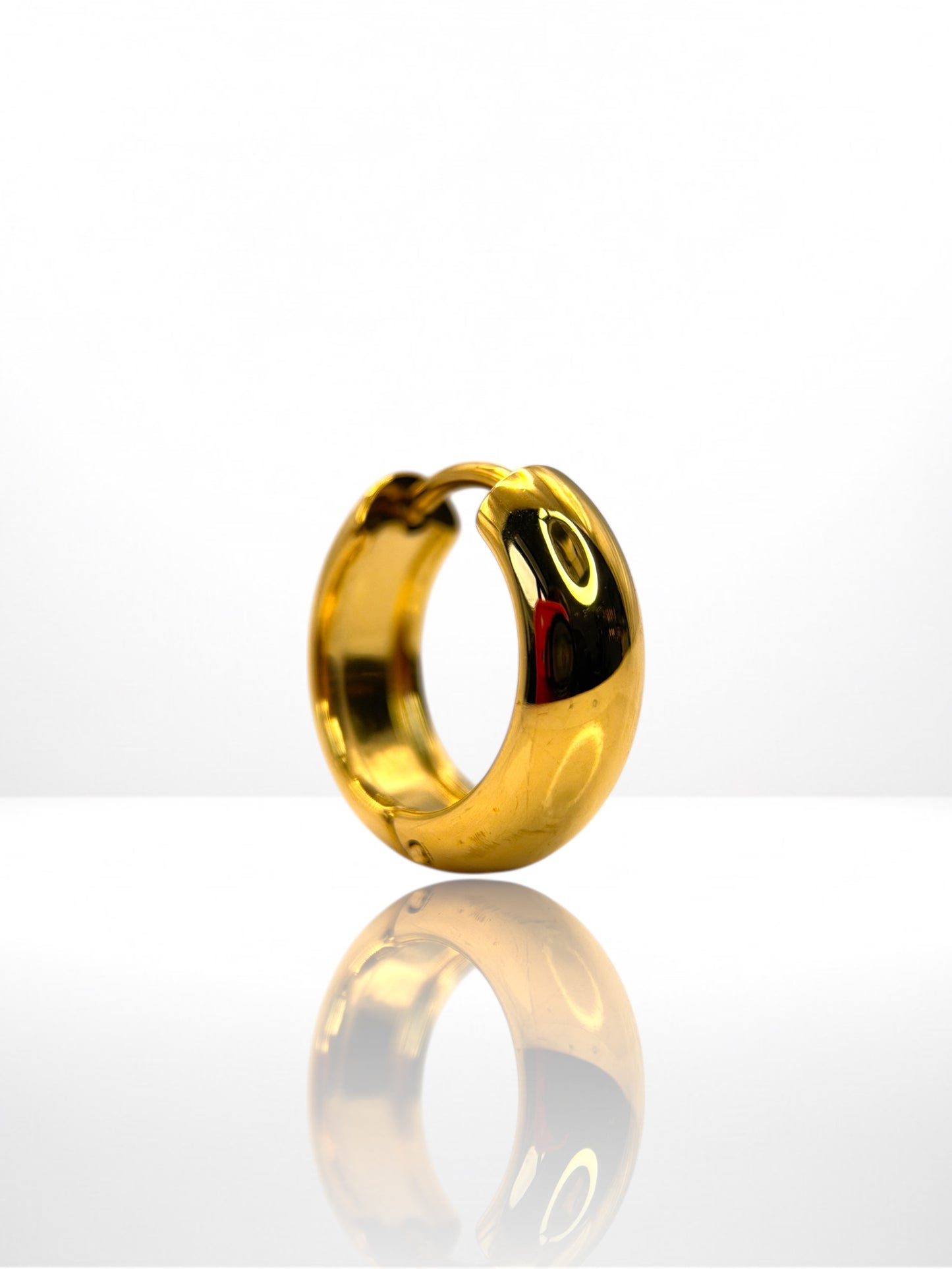 Simple Thicker Hoop náušnica