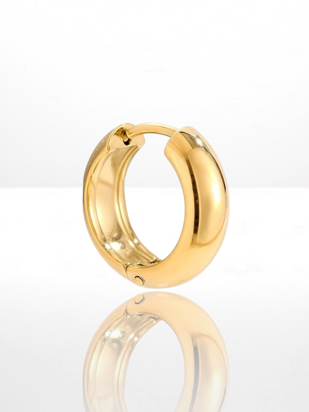 Simple Thicker Hoop náušnica