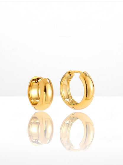 Simple Thicker Hoop náušnica