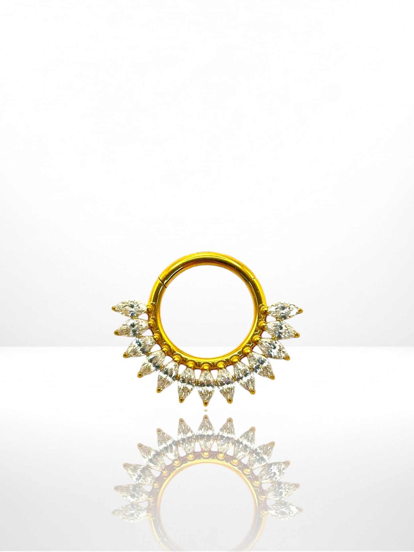 Titanium Marquise Crown side segment