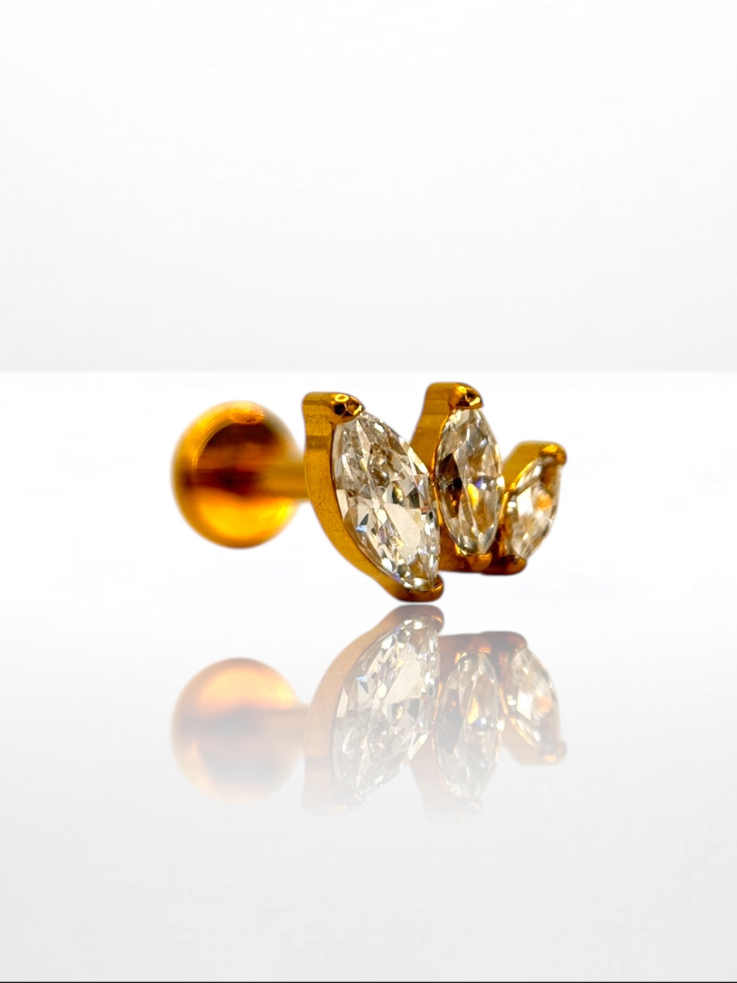 Titanium Marquise Size by