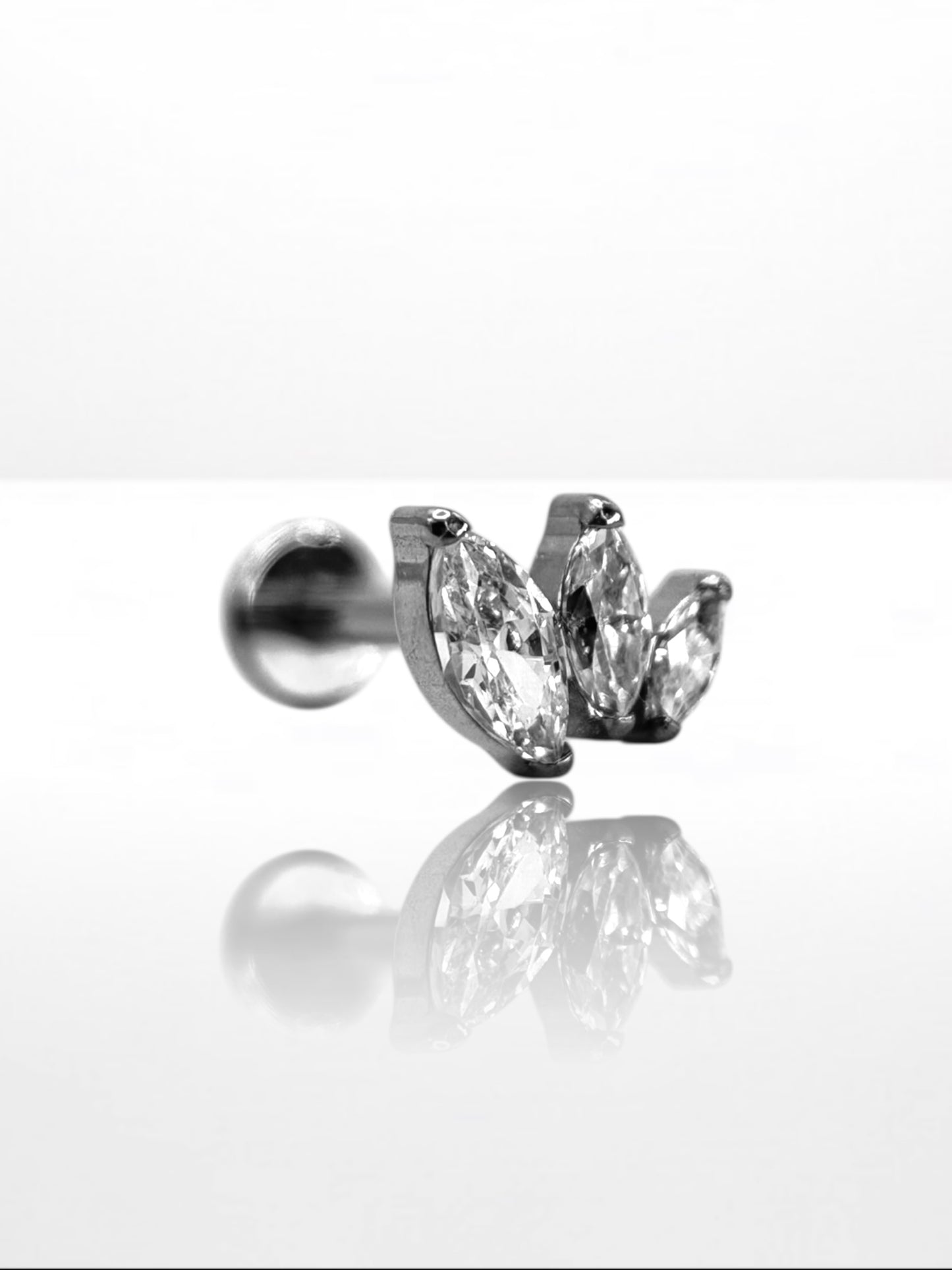 Titanium Marquise Size by