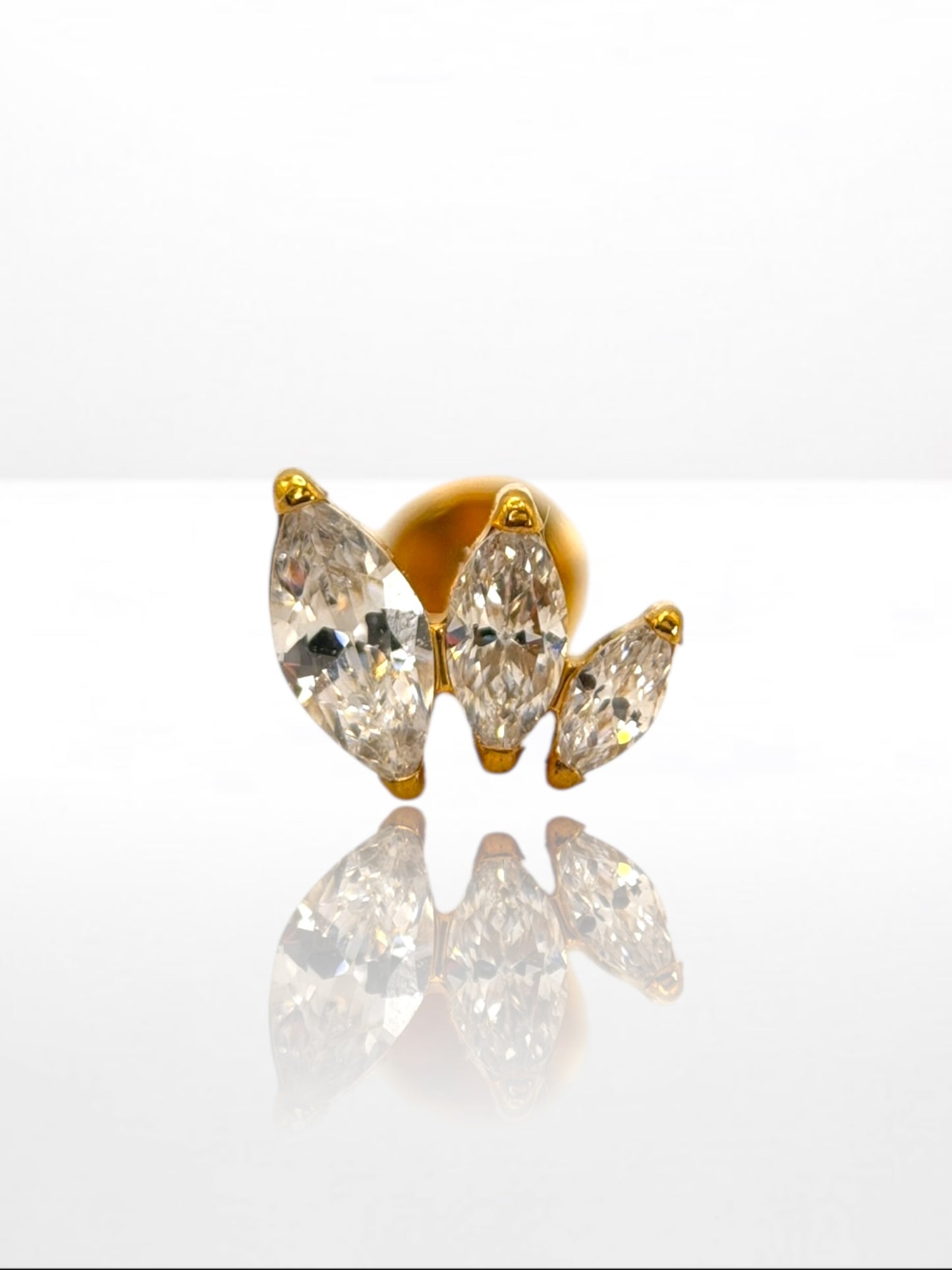 Titanium Marquise Size by