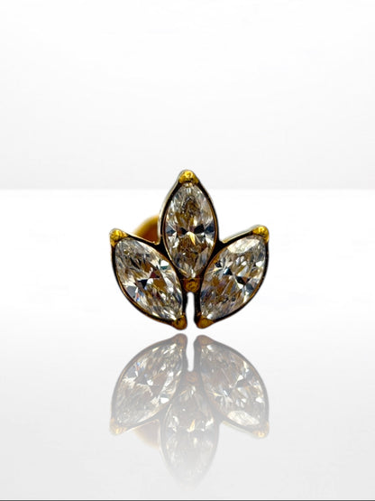 Titanium Mini Marquise Crown