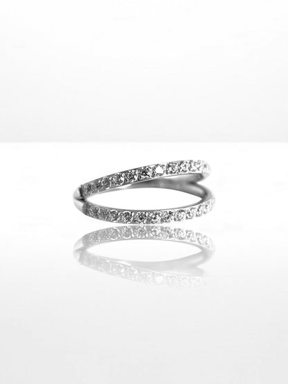 Titanium Zircona Double krúžok