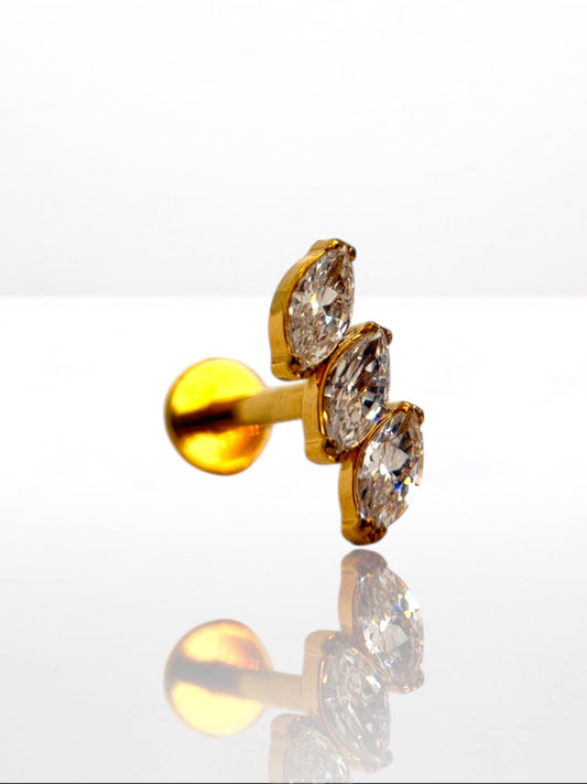 Titanium Marquise Pillar