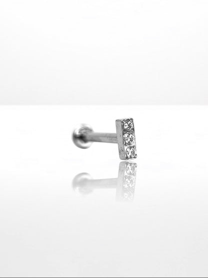 Titanium Mini Zircona Bar labret