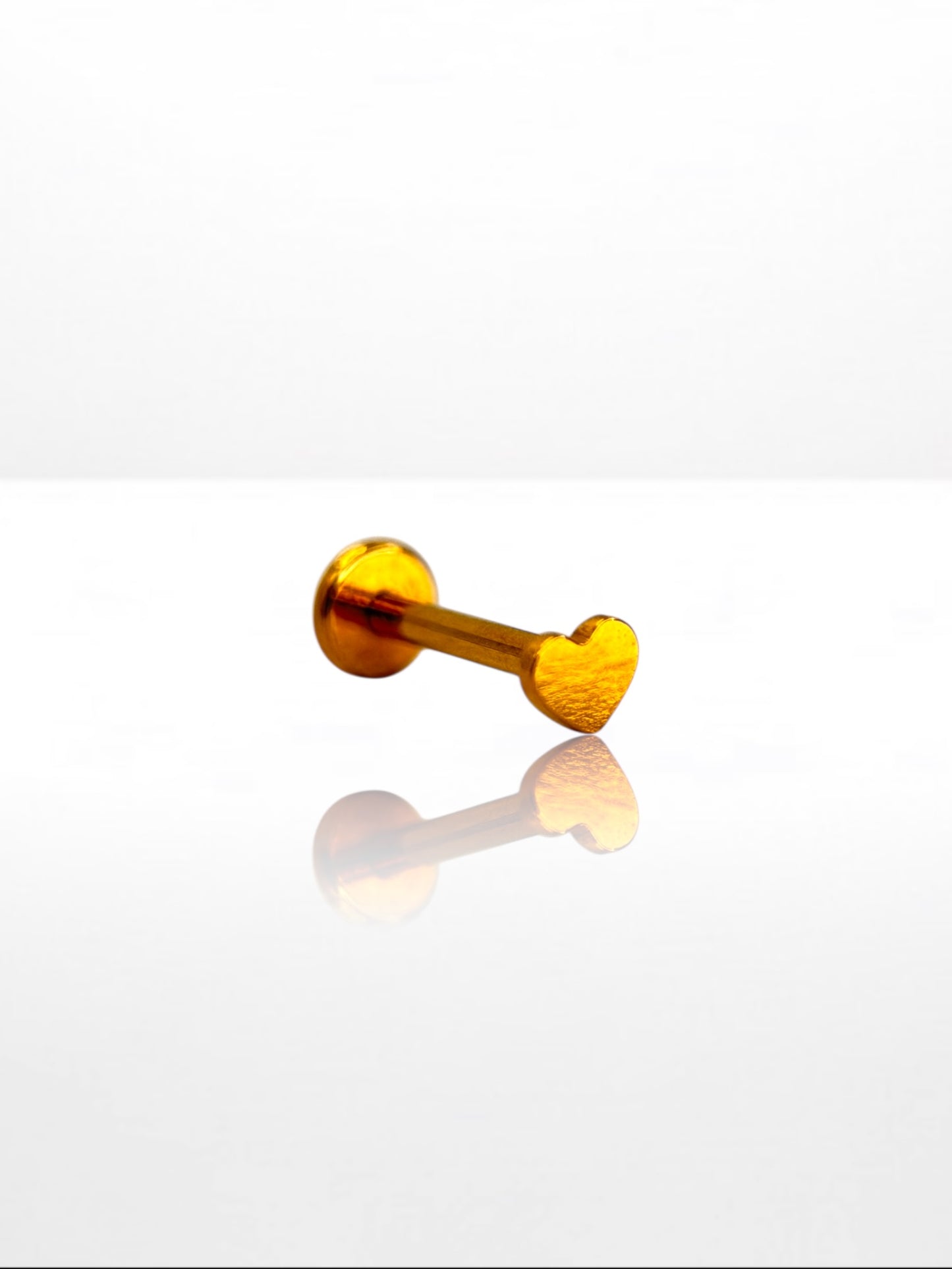 Titanium Simple Hearth labret