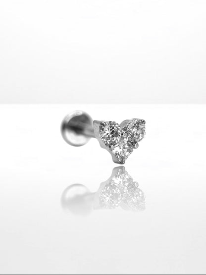 Titanium Zircona Hearth labret