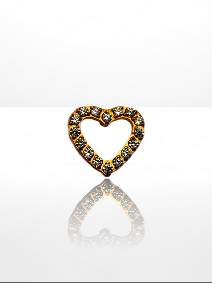 Titanium Heart Zircona Blank