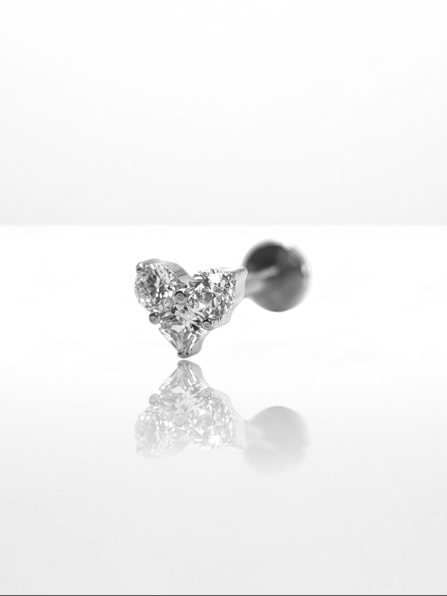 Titanium Zircona Hearth labret