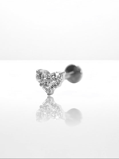 Titanium Zircona Hearth labret