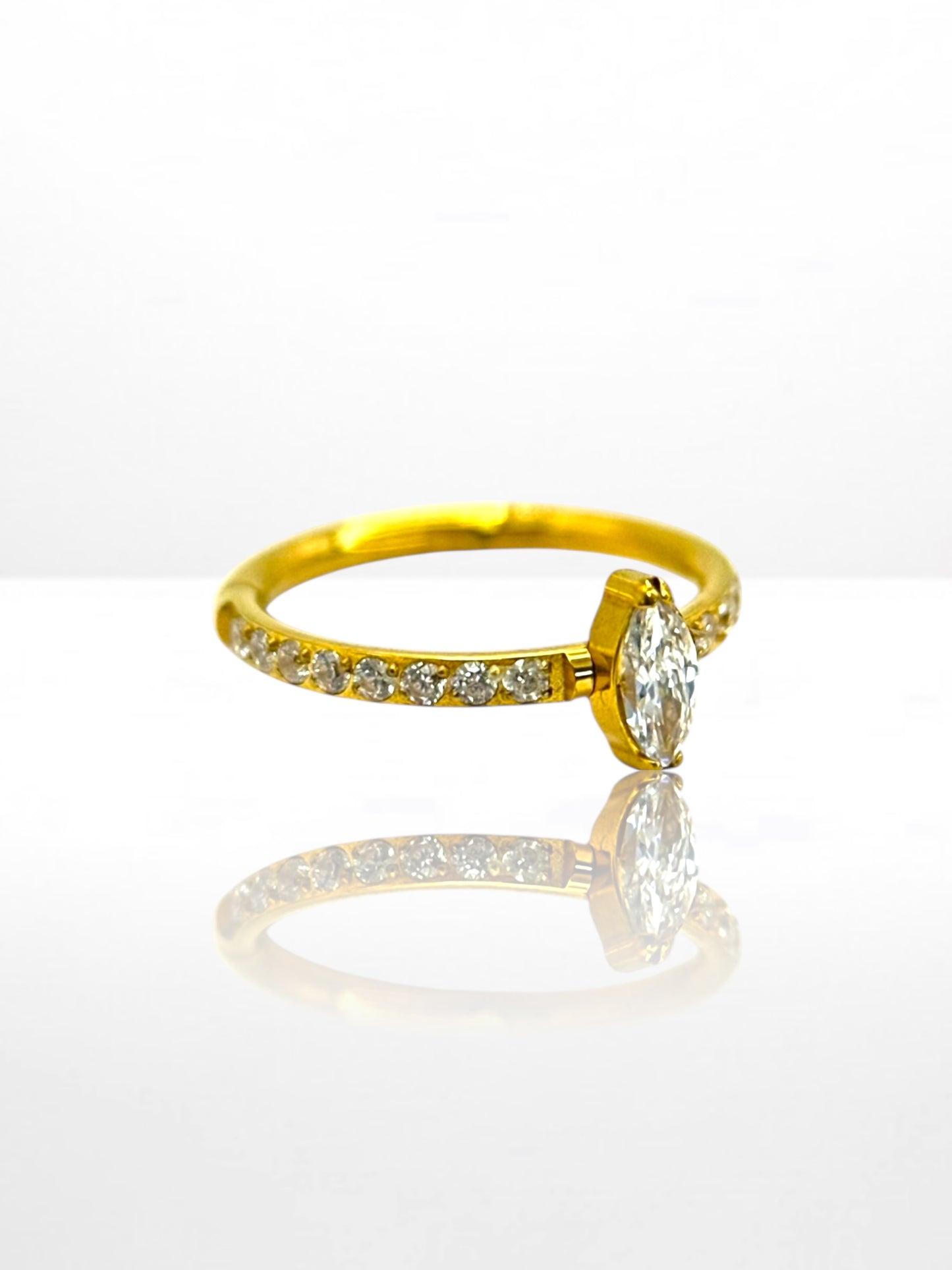 Titanium Marquise front segment